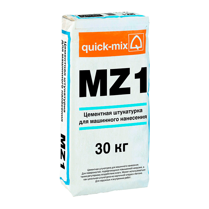 Цементная штукатурка quick-mix MZ 1 h