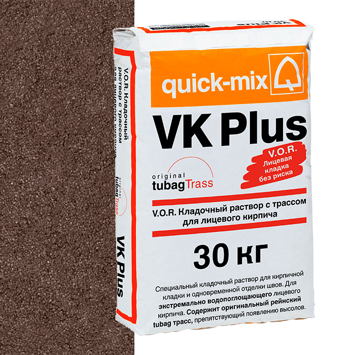 Смесь quick-mix VK Plus F тёмно-коричневая