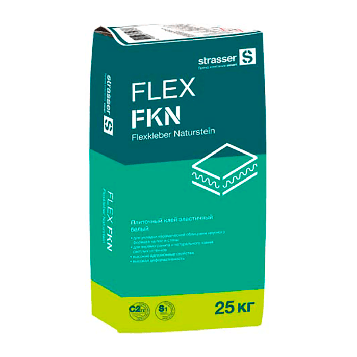 Клей эластичный strasser FLEX FKN белый