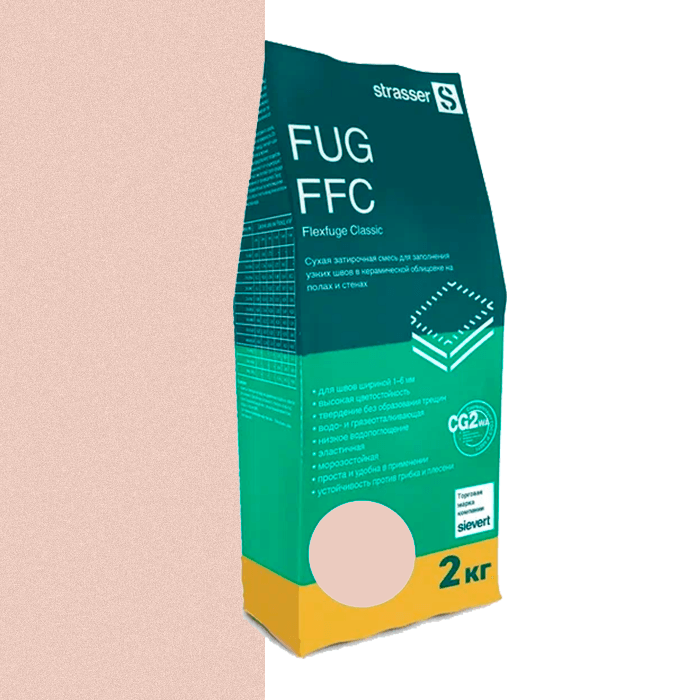 Затирка strasser FUG FFC 08 бежево-коричневая