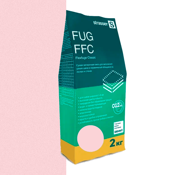 Затирка strasser FUG FFC 21 светло-розовая