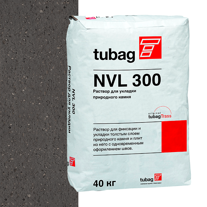 Раствор для укладки камня tubag NVL 300 антрацитовый