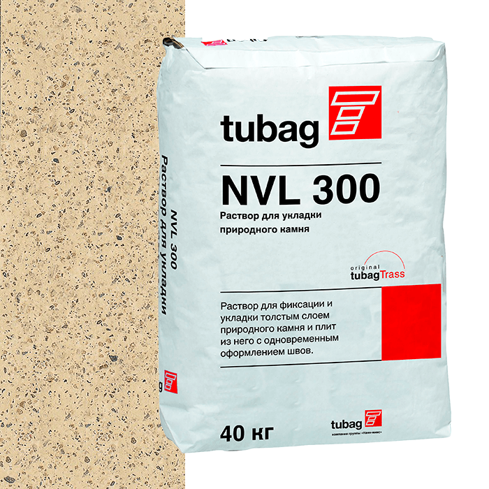 Раствор для укладки камня tubag NVL 300 кремово-жёлтый